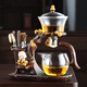 尚言坊玻璃茶具整套家用辦公懶人自動(dòng)泡茶神器茶杯套裝 意趣迎客輕飲版