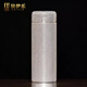 貝伊樂(lè )雪花銀水杯999純銀保溫杯保健杯保暖杯純手工錘紋銀杯子茶杯高端 銀重約160克+檢測證書(shū)- 320ml