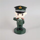 IGIFTFIRE兵哥哥公仔手辦軍人樹(shù)脂娃娃汽車(chē)擺件玩偶520禮物退伍紀念品禮物 小武款 高度9厘米