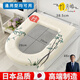 【日本進(jìn)口品質(zhì)】防水馬桶墊軟硅膠加厚 通用冬季馬桶墊大號大口 加大內徑【青竹】-38.5*46【通用