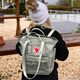 FJALLRAVEN北極狐單雙肩背包休閑手提包男女款書包23710-021霧灰色14L