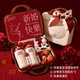 禮賞新婚禮物結(jié)婚送新人訂婚禮物婚禮送新娘閨蜜實(shí)用高檔定制水杯禮盒 小熊皮箱 新婚快樂禮盒一