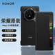 榮耀折疊屏Magic V3手機(jī)殼原裝皮套magic v3超薄智能視窗翻蓋保護(hù)套全包新款男防摔磁吸自帶支架前后殼 MagicV3視窗皮套黑色【適用于絨黑色手機(jī)】