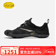 Vibram新款五指鞋男女 晨跑夜跑運動鞋跑酷健身赤足鞋跑步鞋KMD EVO 黑色（女款） 39