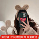 向晚 發(fā)箍毛絨兔耳朵發(fā)箍女洗臉頭箍發(fā)卡頭飾發(fā)箍高顱頂可愛發(fā)飾頭箍