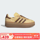 阿迪達斯 （adidas）三葉草系列 女 GAZELLE BOLD W 休閑鞋 JS3900 淺橙黃  36 