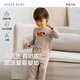 愛(ài)慕兒童秋冬新品寶寶A類(lèi)抗菌家居服嬰兒小豬佩奇IP長(cháng)袖上衣/長(cháng)睡褲奶皮衣 上衣-燕麥AB341F631 80