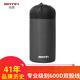 馬田韓國進(jìn)口加厚鏡頭保護(hù)套專業(yè)腰掛單反微單鏡頭筒適用佳能尼康索尼富士便攜防水震70200長焦收納袋 灰黑色（內(nèi)高230mm 內(nèi)寬90mm）