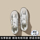 CARESS & KUDOS商場同款小ck小個(gè)子內(nèi)增高德訓(xùn)鞋女款2025新款秋冬百搭休閑板鞋 銀色(內(nèi)增高款) 跟高4.8cm 35