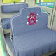 新款電三輪車座套海寶金彭盛昊四輪電動(dòng)車座椅套坐墊罩全包圍 草莓熊荷蘭絨灰色前后一套