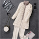 勤度超薄羽絨服女輕薄中長款服無領(lǐng)外套內(nèi)搭輕便圓領(lǐng)內(nèi)膽修身 米白色 2XL 125到140斤