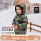 babylove嬰幼兒羽絨服加絨加厚保暖連帽外套新生兒寶寶三防羽絨外穿上衣 星漢燦爛 90
