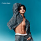 Calvin KleinJeans【金珉奎同款】25春夏男士純棉ck滿印落肩牛仔外套4LB773G