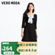 VEROMODA連衣裙秋冬甜美小個(gè)子紅色法式小香風(fēng)3361022 S59黑色 160/80A/S