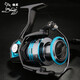 狼王紡車(chē)輪路亞輪漁線(xiàn)輪全金屬斜口淺線(xiàn)杯海桿輪磯竿輪魚(yú)輪筏釣輪馭勝 水藍色 2500型（淺杯）