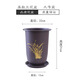 德沃多花盆樹(shù)脂國風(fēng)養花蘭花花盆蝴蝶蘭蘭花專(zhuān)用盆紫砂色大號