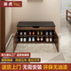 駿虎牌進(jìn)門(mén)鞋柜家用門(mén)口鞋柜可坐換鞋凳坐凳一體免安裝鞋柜收納鞋架入戶(hù) 2層80胡桃色