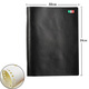 意大利頭層牛皮A4a567B5真皮活頁(yè)筆記本日記本硬皮本子手賬本定制 至尊黑+方格紙 B5