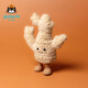 Jellycat趣味生姜毛絨玩偶柔軟食物蔬菜公仔秋冬新品教師節(jié)生日禮物 褐色 One Size