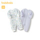 巴拉巴拉童裝新生兒寶寶連體衣滿(mǎn)月服爬服萌趣嬰兒2025兩件裝208125133202