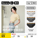 蕉內(nèi)301S女士內(nèi)褲精梳棉7A抗菌撞色腰帶性感中腰運動透氣三角夏季3件