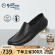 金利來（goldlion）男鞋豆豆鞋簡約輕便兩穿商務(wù)鹿皮鞋G559410402AAB黑色40