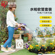 愛(ài)麗思（IRIS）園藝澆花神器澆菜澆花水管灑水軟管洗車(chē)高壓水槍刷車(chē)噴院子 10m米色管內徑9mm【四種噴灑模式