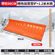美科（MYTEC）除雪鏟加厚推雪板帶輪道路掃雪工具清雪锨戶外垃圾鐵鍬家用糧食鏟 90cm錳鋼雪鏟【1.2米手柄+輪子】