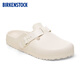 BIRKENSTOCK勃肯德國進口男女款EVA時尚外穿Boston包頭沙灘拖鞋 白色/蛋殼白窄版1027382 37