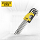 史丹利（STANLEY）9件套公制加長(cháng)球頭內六角扳手1.5-10mm STMT94158-8-23
