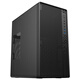 EVESKY 磐石S1黑色電腦機箱（支持M-ATX中小主板/0.8MM厚鋼板/12CM風扇位/雙USB3.0接口/165mm高散熱器）磐石S1-黑色【加厚0.8mm板材】