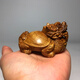 仙知古作金絲楠木龍龜小葉楨楠枯木老料擺件手把件招財動物福氣禮品木雕 龍龜7.5-5-4.5cm