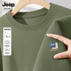 JEEP SPIRIT吉普短袖男款重磅純棉2025新款寬松男士半袖夏季美式潮牌t恤男