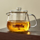 憶壺茶（YIHUTEA） 玻璃茶壺煮茶器側(cè)把泡茶壺耐高溫茶水分離套裝可電陶爐加熱水壺 【耐熱玻璃】550ML茗飲壺