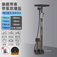得力（deli）新型高壓打氣筒自行車家用通用電動瓶公路車充氣針嘴小轎車用 【電動車推薦】雙增加硬壓長款