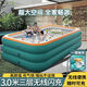 兒童充氣游泳池家用嬰兒小孩游泳圈大型室外加厚泳池寶寶戲水池 有線(xiàn)閃充1.5米三層【基礎套餐】