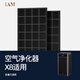 IAM空氣凈化器家用辦公商用除甲醛霧霾細(xì)菌 甲醛數(shù)顯負(fù)離子旗艦尊享款X8 1500CADR 炭塊濾網(wǎng) 適配型號X8