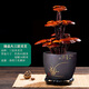 三層大靈芝盆景活體赤靈芝多層高檔盆栽野生招財(cái)盆栽室內(nèi)植物送禮 大三層臻品 含復(fù)古紫砂瓷盆 含盆