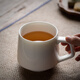 兮元記羊脂玉瓷馬克杯陶瓷水杯茶杯特別好看的杯子情侶杯可定制 羊脂玉瓷端靜馬克杯