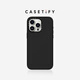 CASETIFY 基礎款透明防摔手機殼 適用iPhone16/15/14/Pro/Max 蘋(píng)果手機殼 磨砂黑 iPhone 15 Pro Max