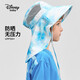 迪士尼（DISNEY）童裝兒童男童防曬帽UPF50+大帽檐易收納帽24夏DB424DE02藍(lán)均碼