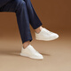 THOM WILLS小白鞋男夏季吸汗透氣休閑百搭經(jīng)典白色板鞋休閑鞋真皮商務(wù)男鞋