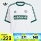 阿迪達(dá)斯 （adidas）男子復(fù)古風(fēng)簡(jiǎn)約休閑潮流百搭夏季透氣寬松時(shí)尚印花短袖T恤 KC2602 M