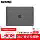 INCASEEdge適用于25/24/22款MacBookAir13英寸M4/M3/M2筆記本電腦Air13.6英寸便攜保護殼磨砂透明黑色