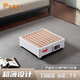 太陽(yáng)花鋁合金取暖器電暖器烤腳器烘腳器電火箱電火桶烤火爐烤火器暖腳爐暖腳箱取暖器烘腳湖南烤火器烤腳 航空鋁材箱體【40*40*12CM】金花梨木踏板