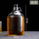 茶花谷油罐廚房家用儲(chǔ)油瓶大容量玻璃油壺10斤花生油油桶5L裝油瓶 加厚新款10斤