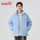 班尼路（Baleno）冬季新款棉服男外套男女同款秋冬季加厚棉衣面包服立領(lǐng)防風(fēng)棉襖男