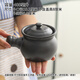 漂傲迷你小砂鍋明火耐高溫陶瓷煲瓦罐煨湯隔水燉盅中藥罐寶寶熬粥商用 22ml 400毫升（單柄)可明火 不大哦（適合熱