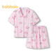巴拉巴拉睡衣套裝夏款空調服女童家居服【美樂(lè )蒂I(mǎi)P】206225171003