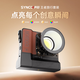 SYNCO 聲刻W60/W100系列攝影燈雙色溫RGB補光燈直播間視頻美食衣服影棚常亮柔光戶(hù)外拍照主播室內專(zhuān)業(yè)打光燈 W100-雙色溫標配
